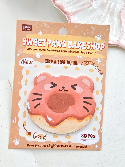 SN-22-30 | Sweetpaws Bakeshop | Cute Mini Sticky note | 30 PCS |