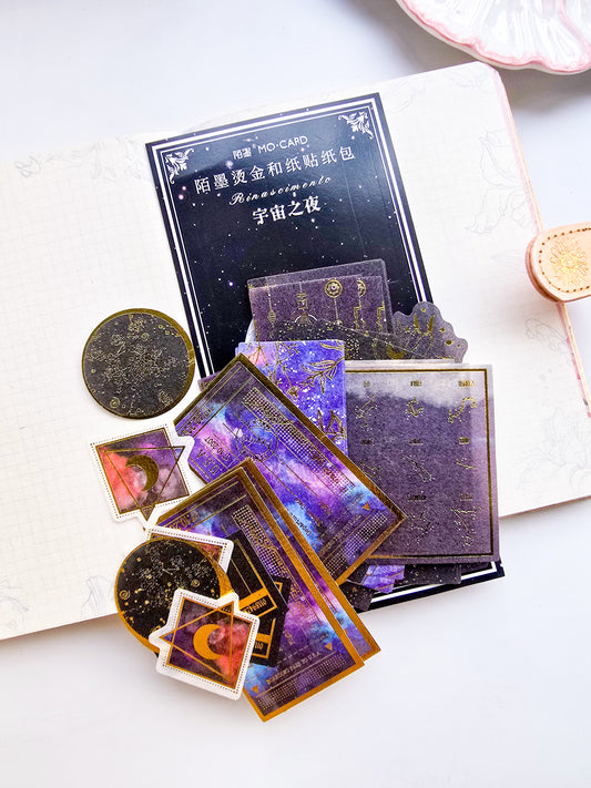 MMK06C113 | Vintage Astronomy Sticker 60pcs | G4 | 90mm