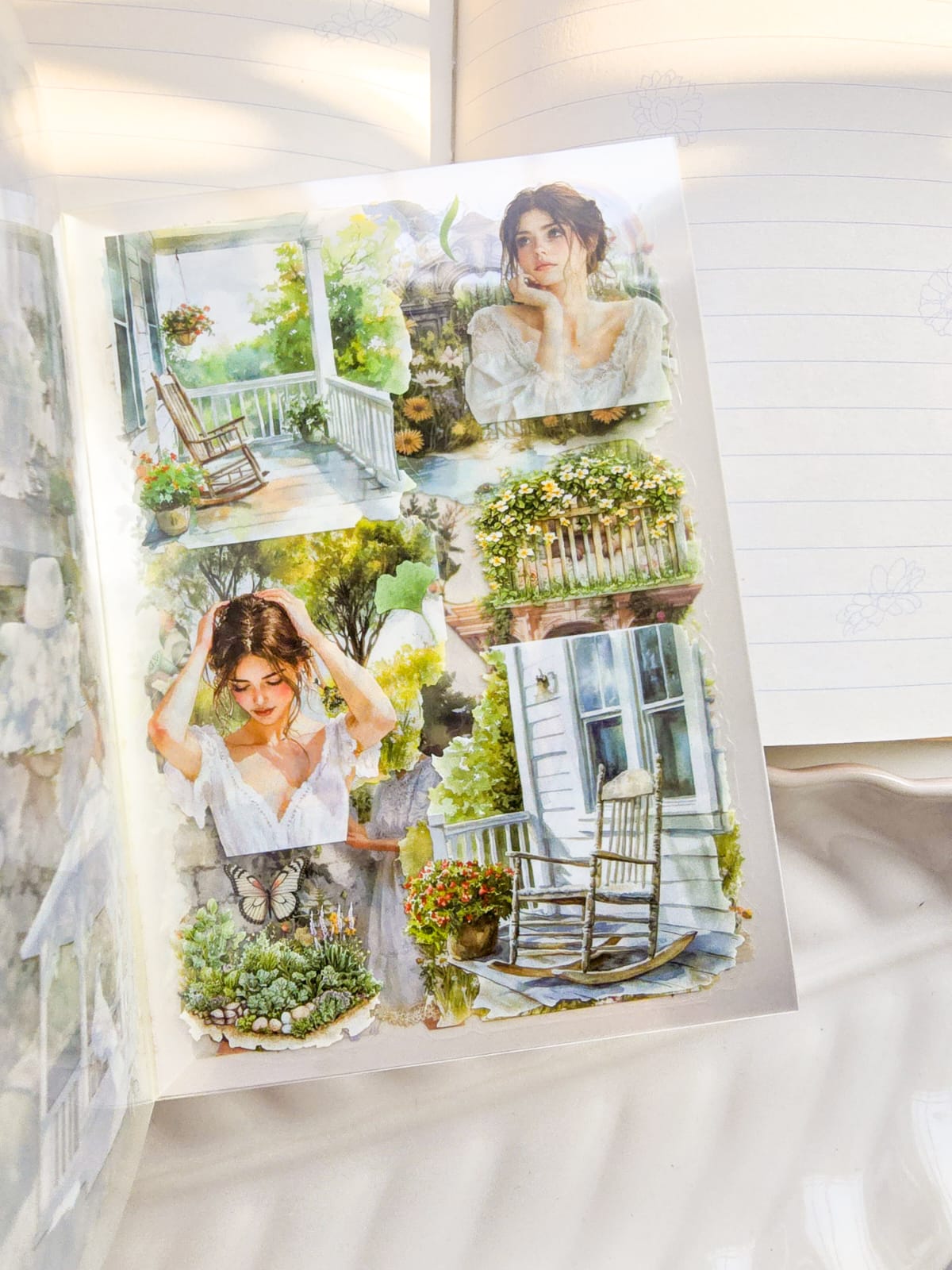 DSB-5390 |G6| Tha Summit of serenity Kawaii Sticker Book | 20sheets| (Copy)