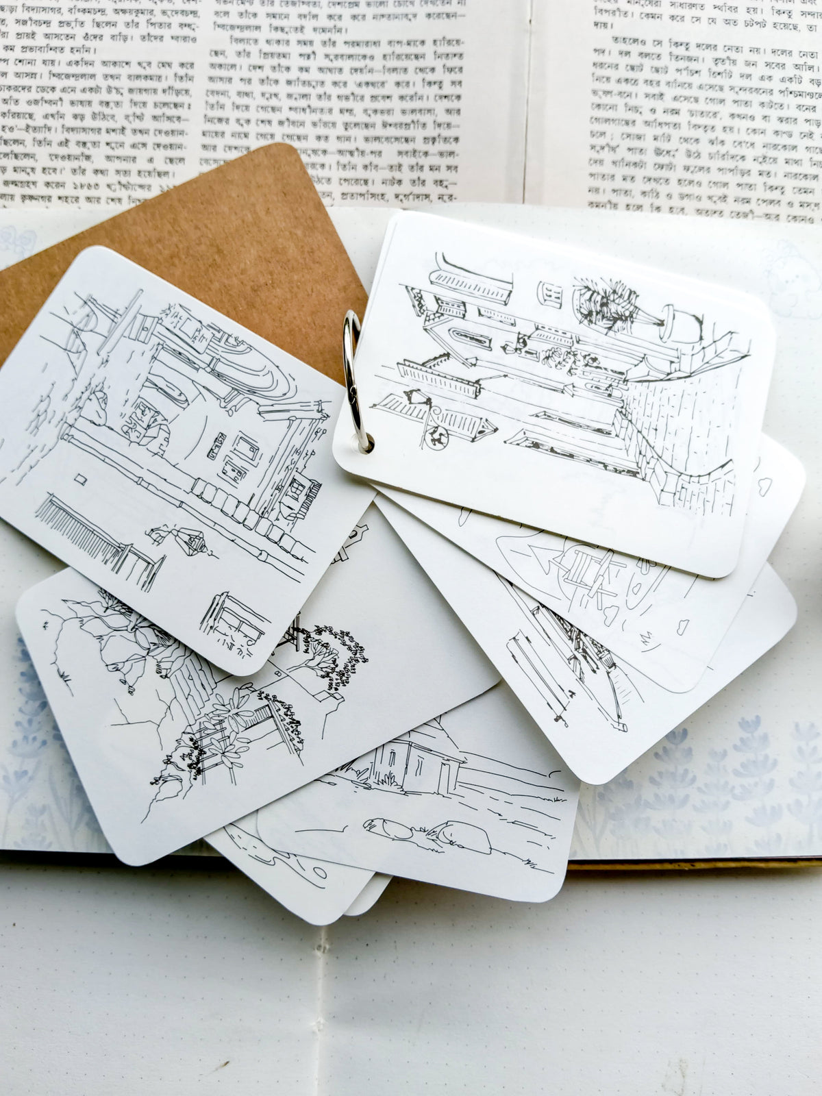ZSKY-404 | Pastoral Rhapsody{In The Countryside} Journal Color Book Aesthetic Paper 80pcs |74* 105mm