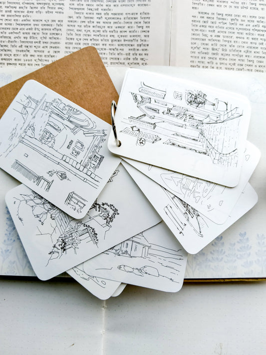 ZSKY-404 | Pastoral Rhapsody{In The Countryside} Journal Color Book Aesthetic Paper 80pcs |74* 105mm