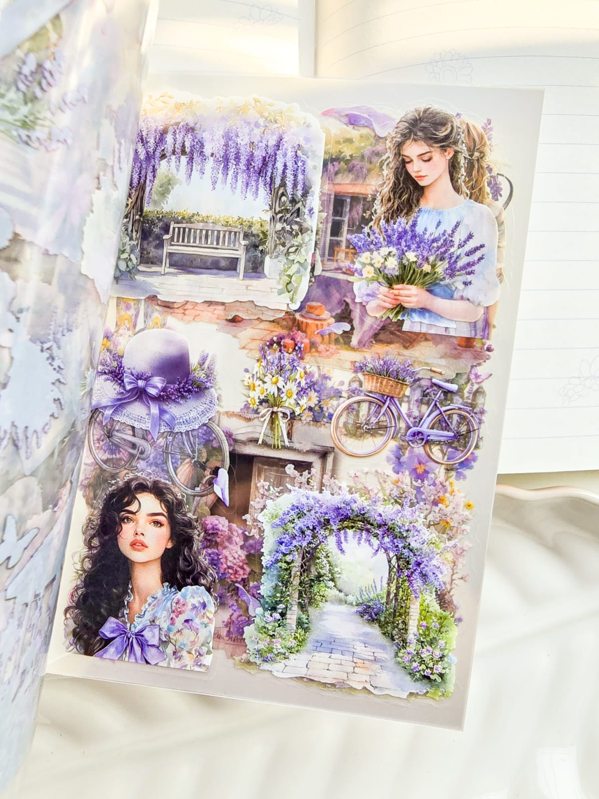 DSB-5393 |G6| Tha Whispering Woods Vintage Sticker Book | 20sheets| (Copy)