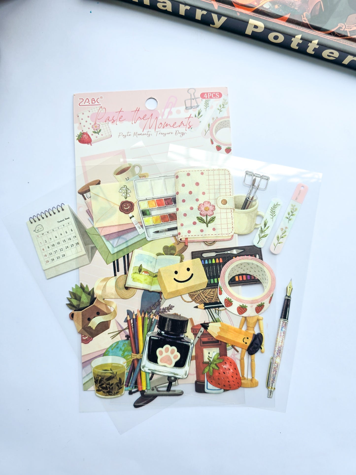 ZJSS-601 | Pre Cut Sticker| Paste The Moments | Paste Moments Treasure Days | 4 Pcs | 150*100