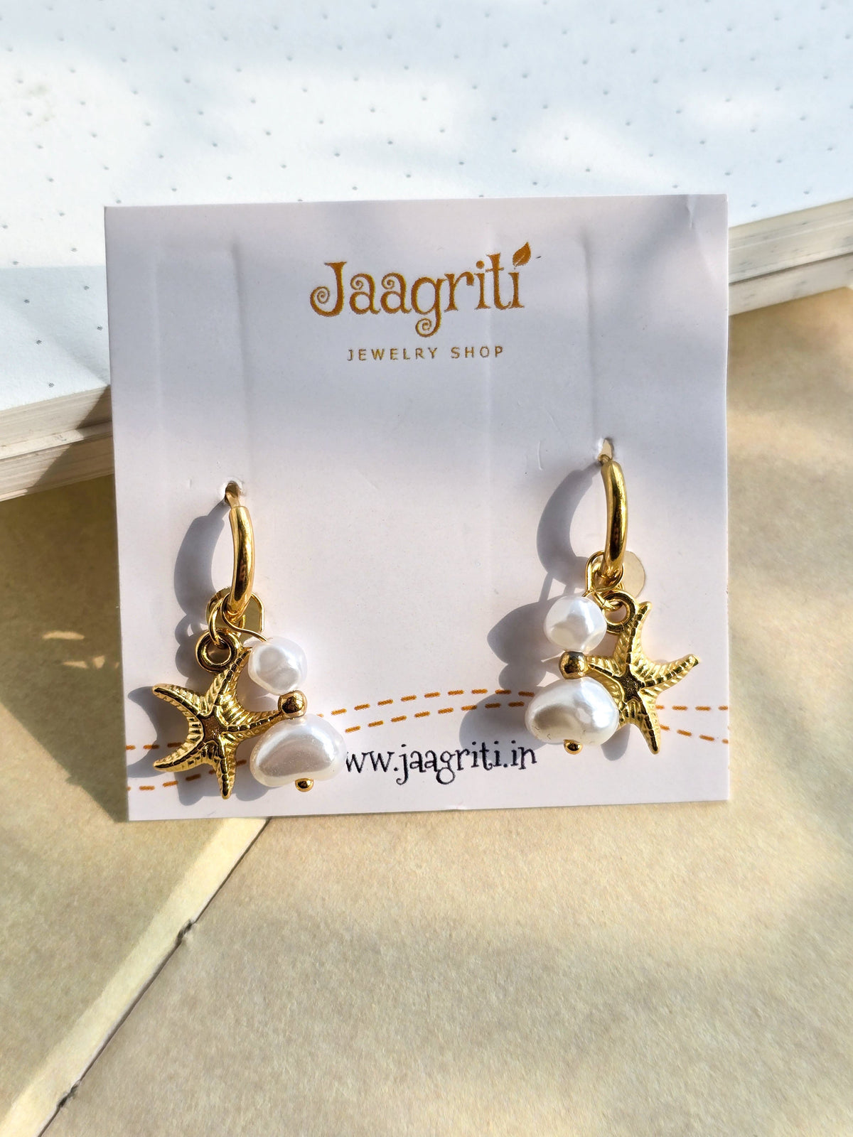 Tropical Drop Earring with Pearls