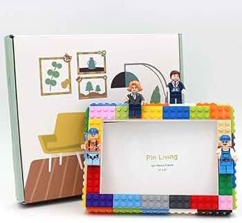| Happy Kids Diy Photo Frame |Nietein Cute Friendly Building Block Photo Frame designed as a customizable craft kit for kids|