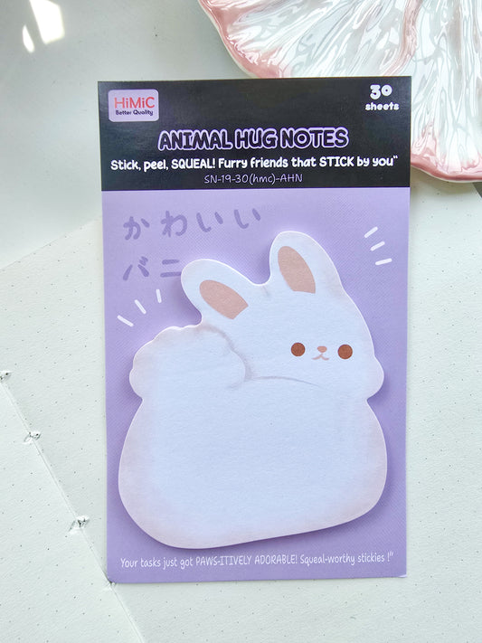 SN-19-30 |Animal Hug Notes | Cute Mini Sticky note | 30 PCS |