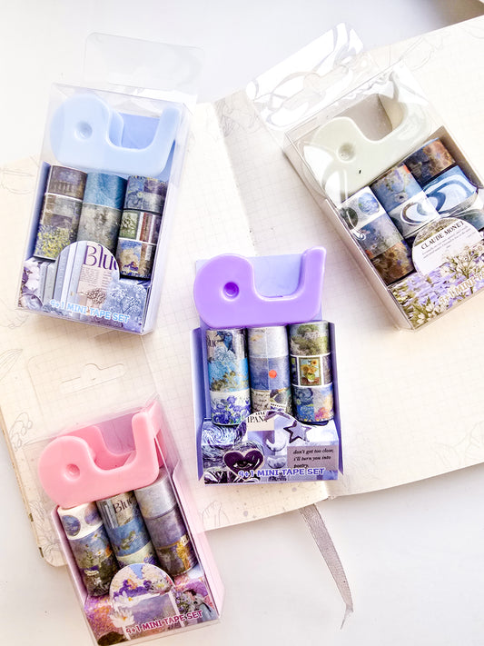 YQS-YHF9+1B | Sweet Deco Mini Washi Tape 9 Set Random |