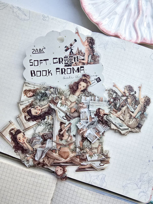 SNSGJ-605 | Soft Green Book Aroma Pet sticker |