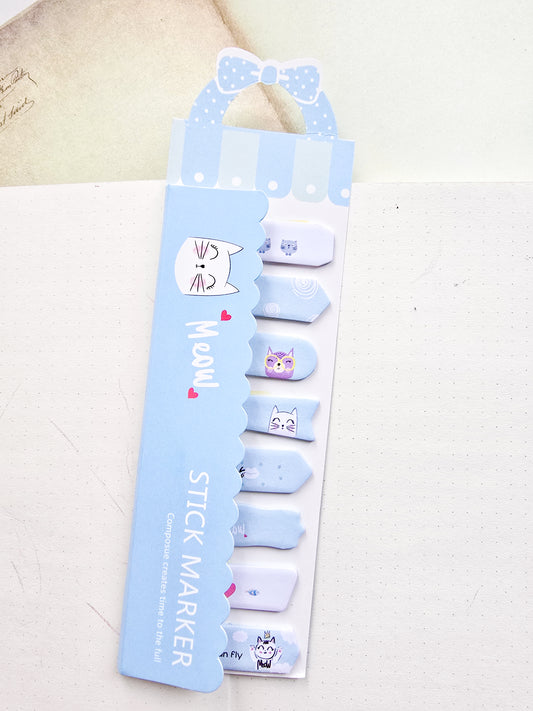 N6-003|Kawaii sticky notes|cute cat |