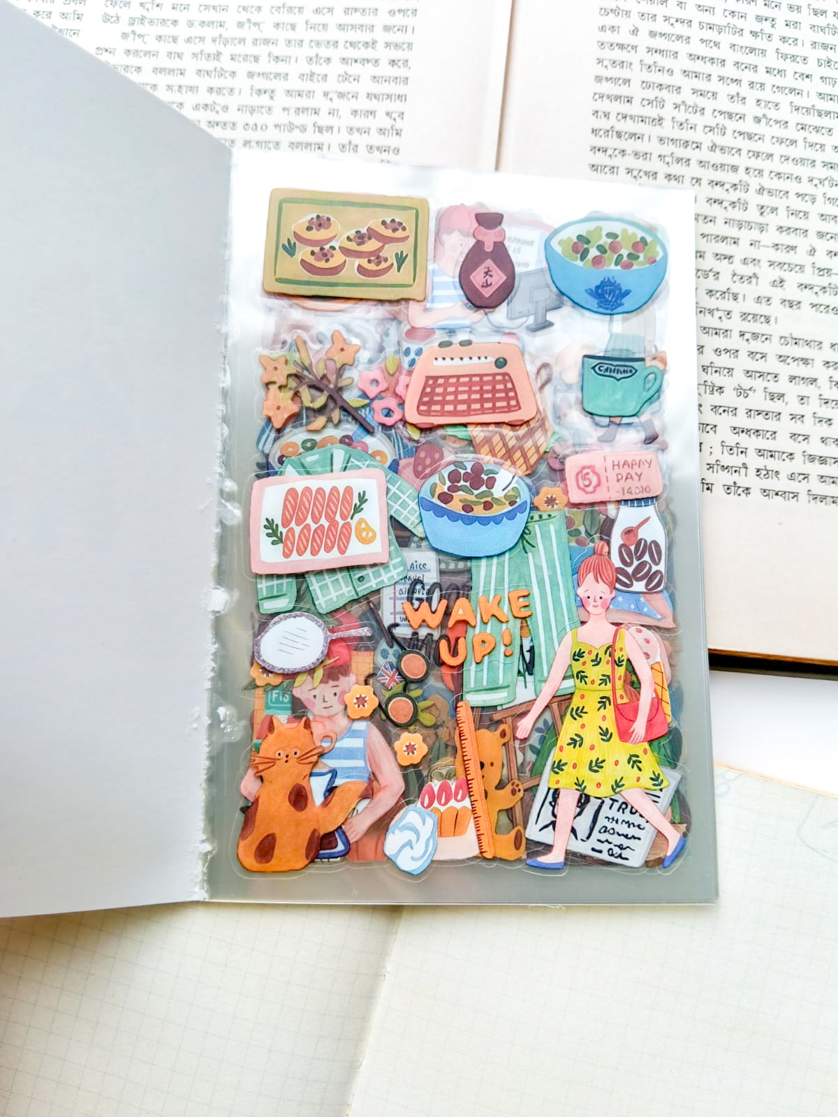 TMSZ-402 | Sweet Dream In The Journal PET Dreamland Sticker Book 20Pcs Over 300 Sticker | 150* 100mm