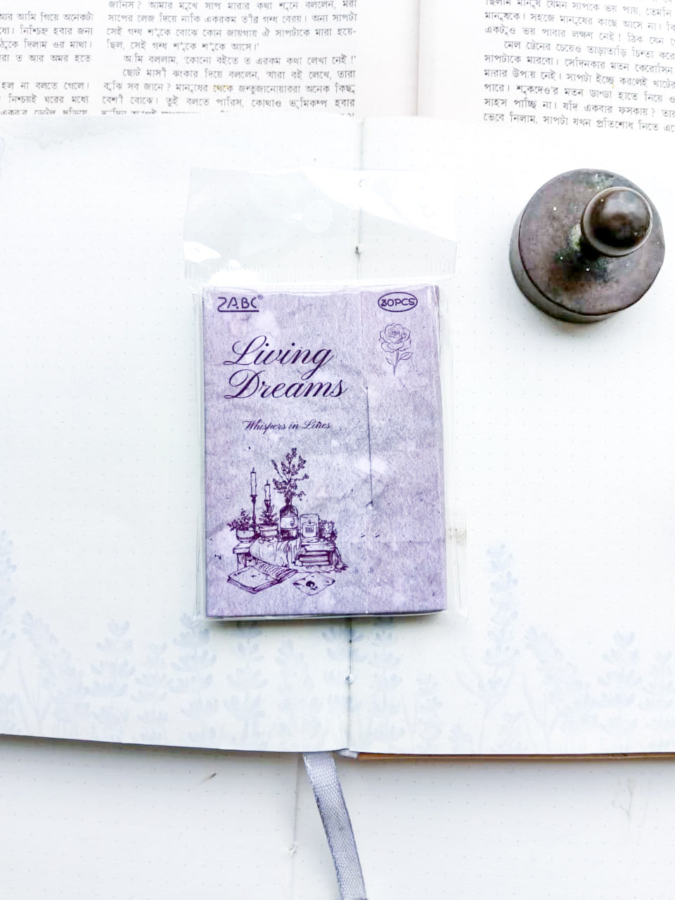 XJFW-605 | Living Dreams Whispers in Litres Sticker 30pcs | 56* 83mm