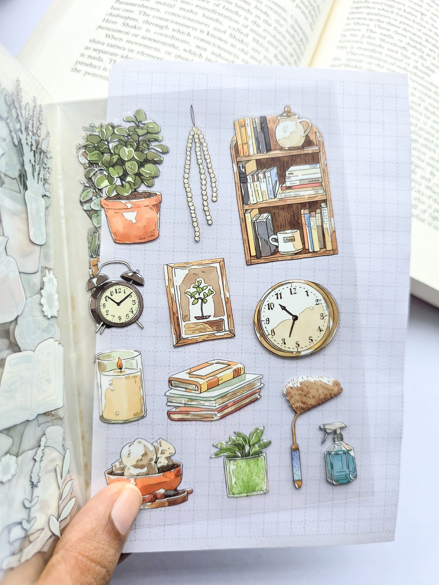 YXFW-401 |  Cozy Bites In Time | PET | Sticker Book Over 200 Stickers | 150* 100mm
