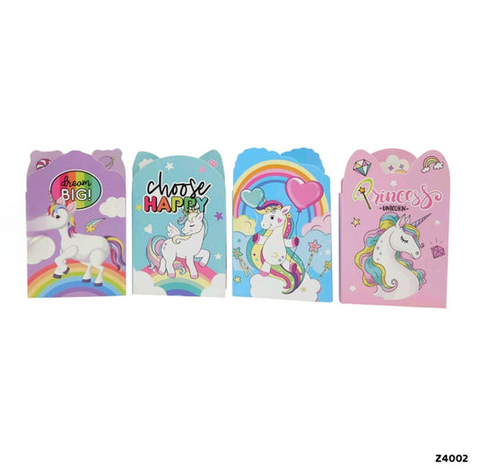Z4-002 |Kawaii sticky note | Princess Unicorn