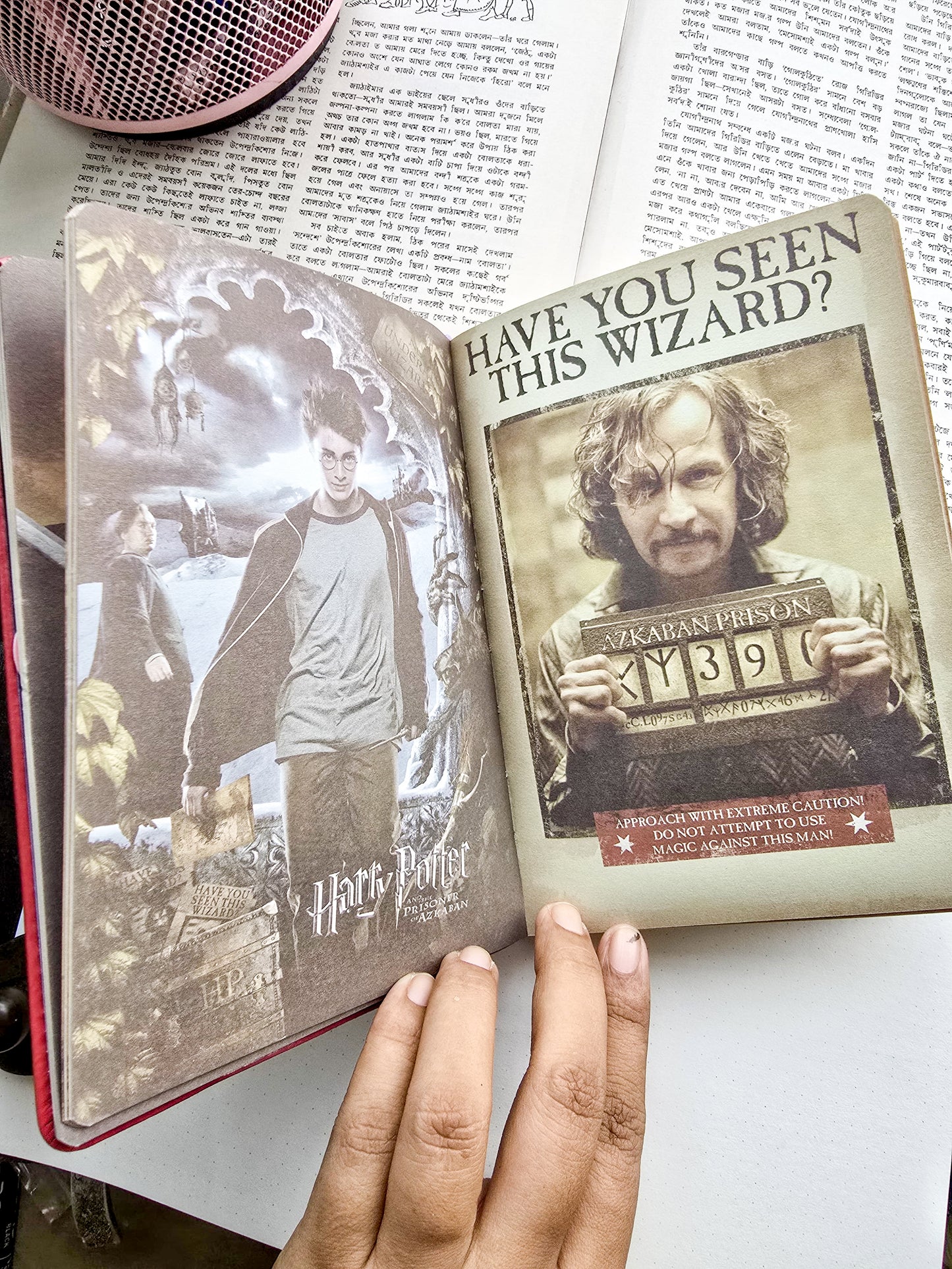 MG26610 | Harry Potter themed Notebook Featuring a 3D Chibi-Style Character On The Cover .Lock To Keep It Closed Securely