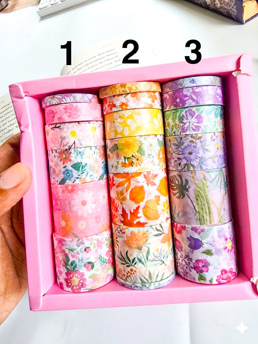 XM-JD3212 | Butterfly Dream" Washi Tape Set By Crafty Cuddle, Featuring 6pcs Set