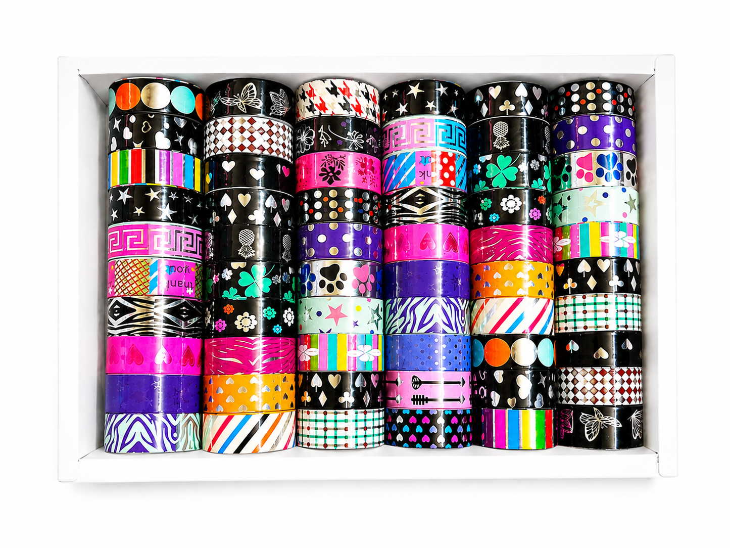10 pcs Plastic Tape For School Projects | Random | MG7835F