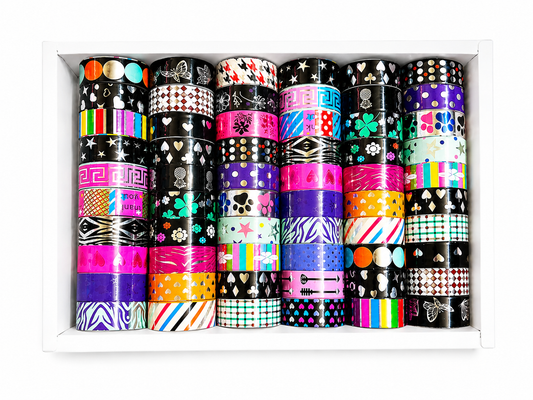 10 pcs Plastic Tape For School Projects | Random | MG7835F