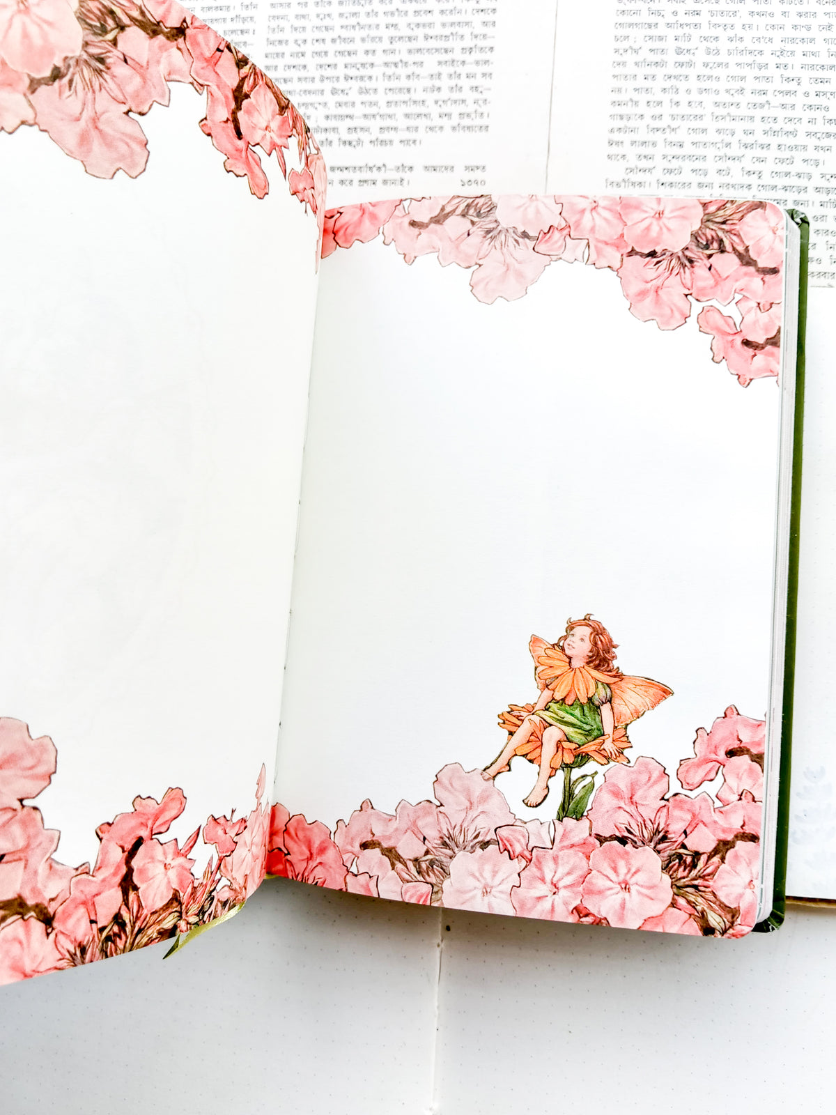 JZA5128-2557 | Paperblanks Flower Fairies Journal Featuring The White Bindweed Fairy Illustration
