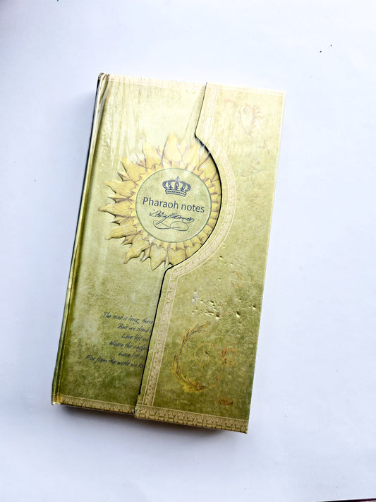 MG2665 | Pharaoh Notes The World Of Magic Is Brilliant  Vintage-Style Hardcover Journal Featuring A Magnetic Closure.