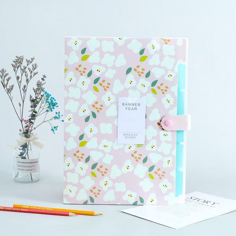 Pastel Color Floral Files 33 x 24 cm