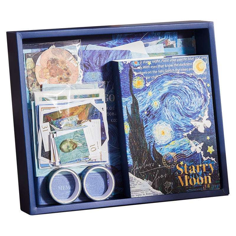 KQ22541-TSN |RE |Journal kit | Journal Paper, Ruled Notebook,Journal, Stickers Combo