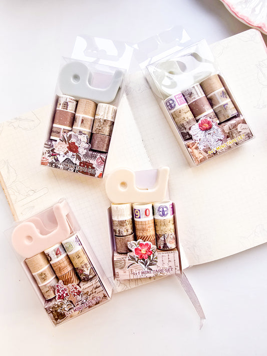 YQS-YHF9+1D | Sweet Deco Mini Washi Tape 9 Set Random |