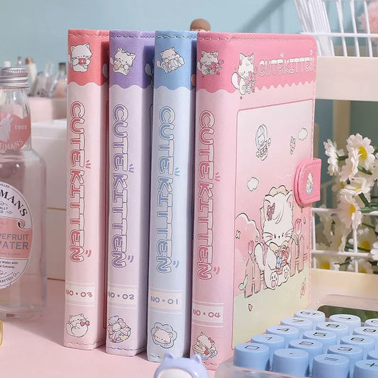 Jgpb361124 ||rf| Kawaii Magnetic Soft Fluffy Cover Diary Notebook | 12.8*18.6 cm |