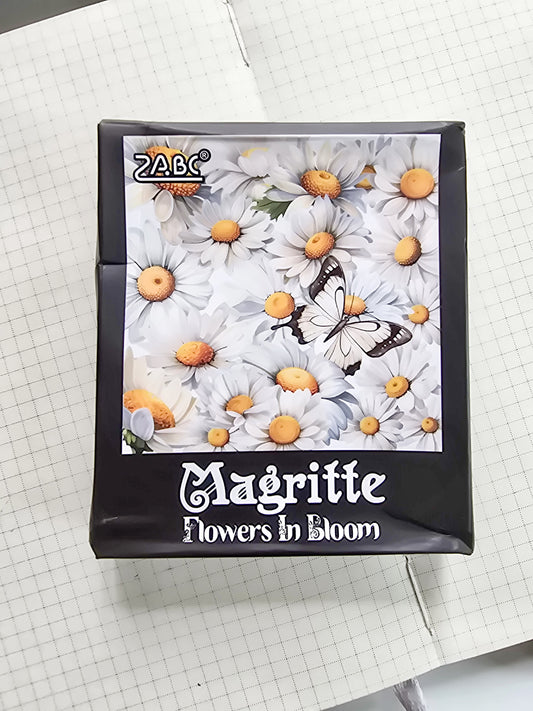 FHRY-605 | Magritte Flowers In Bloom PET Sticker  | 60pcs Sticker