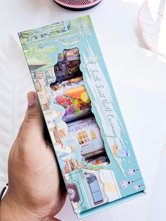 DYSH - 202 | 1 Pcs Random | PET | South Sweet North Ceremony Sticker Roll | 60*2/380mm |