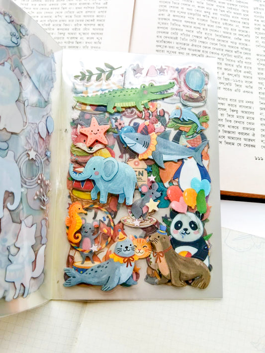 TMSZ-404 | Sweet Dream In The Journal PET Dreamland Sticker Book 20Pcs Over 300 Sticker | 150* 100mm