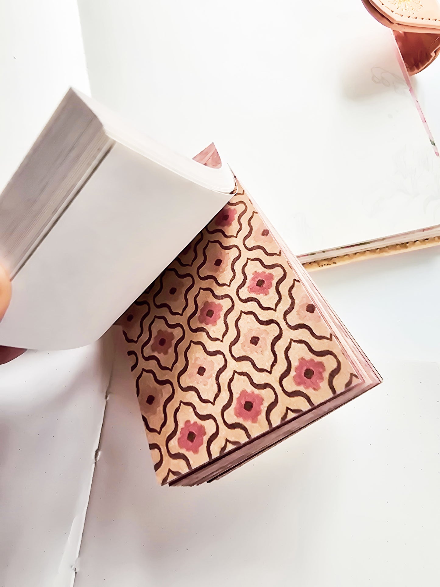 SYZM-602 | Vintage Journal Scrapbook Papers pad | 30 Designs | 30x2 Sheets | 80x50 mm