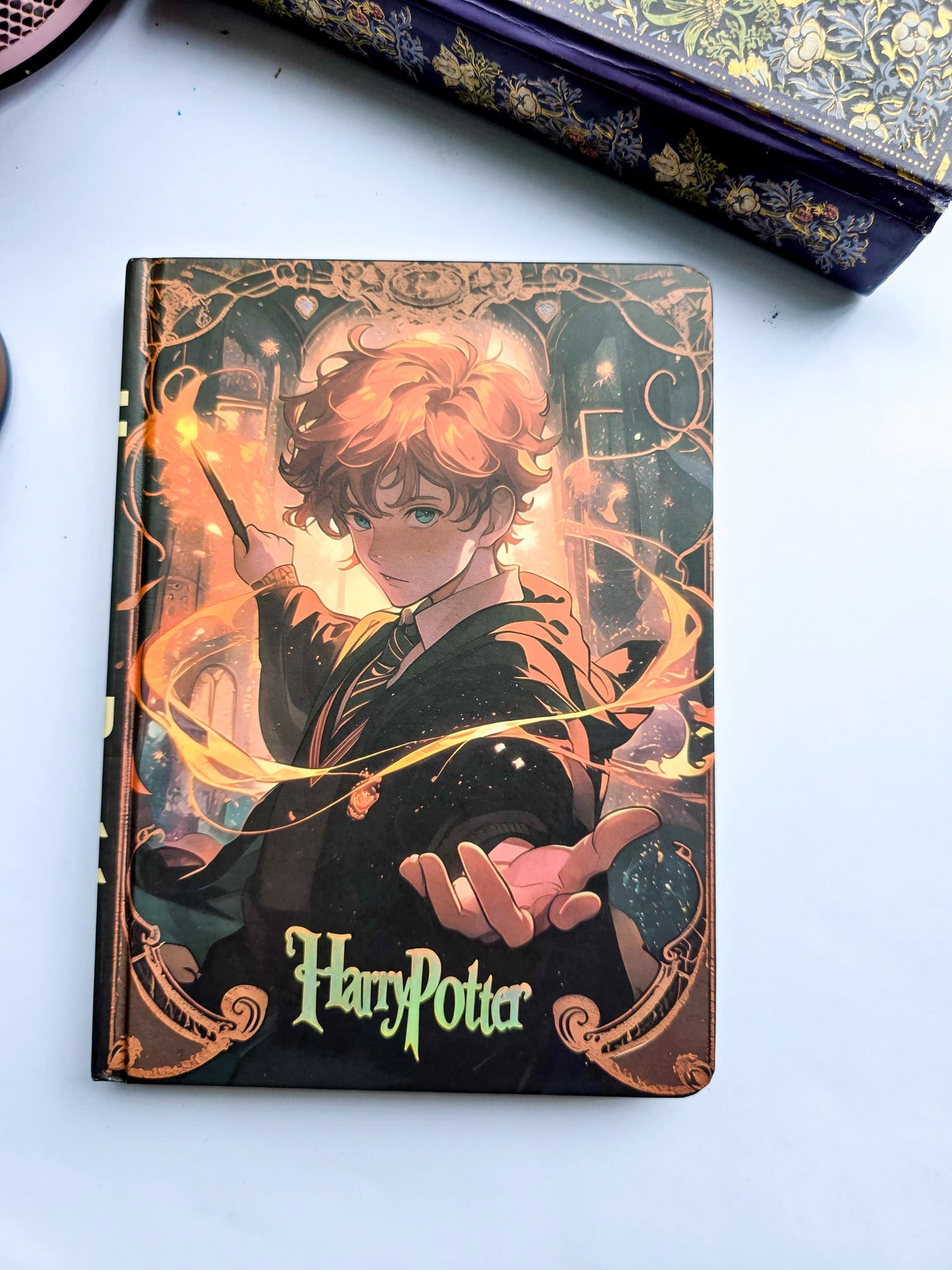 MG2663 | Harry Potter Branded Hardbound Notebook Or Diary Featuring Anime-Style Srtwork Of Hermione Granger On The Cover |
