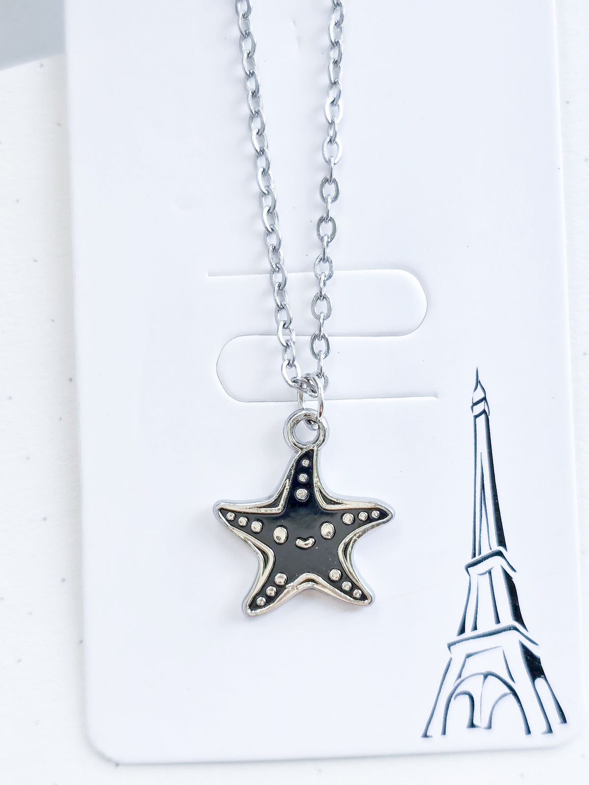 YJ-P4135 | Star Pendant Necklace Silver |