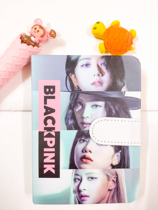 Black Pink Note Book | A4 Diary Ruled 160 Pages |