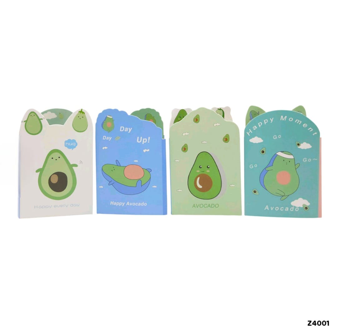 Z4-001 Avocado theme Sticky note| 13*8mm