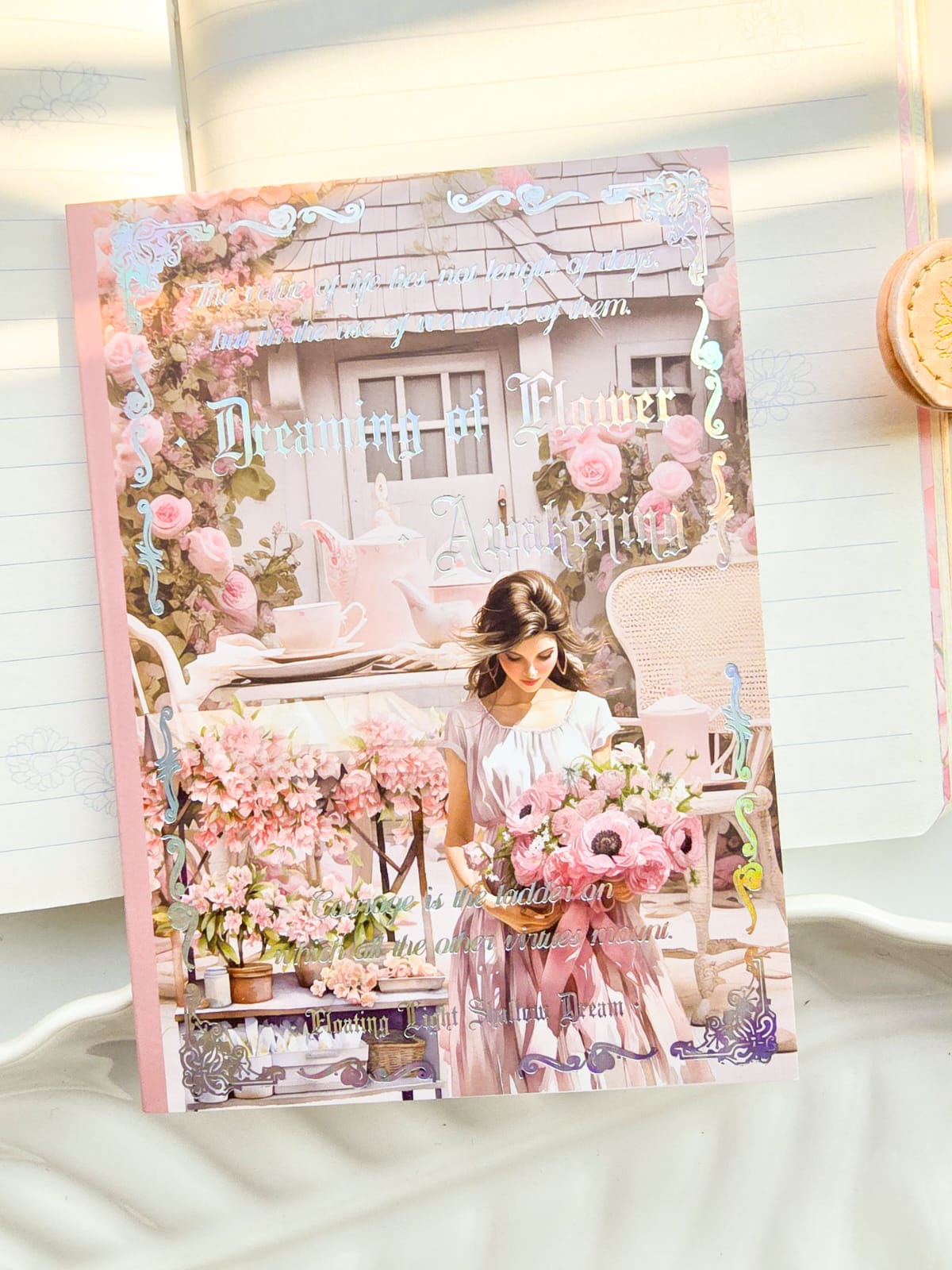 DSB-5391 |G-6| Tha Glimmering Glade Vintage Sticker Book | 20sheets| (Copy)