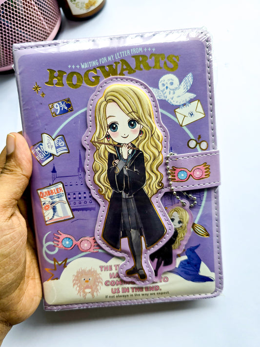MG26610 | Harry Potter-Themed Notebook A5 Planner Featuring a Chibi-Style Illustration Of Luna Lovegood on the cover