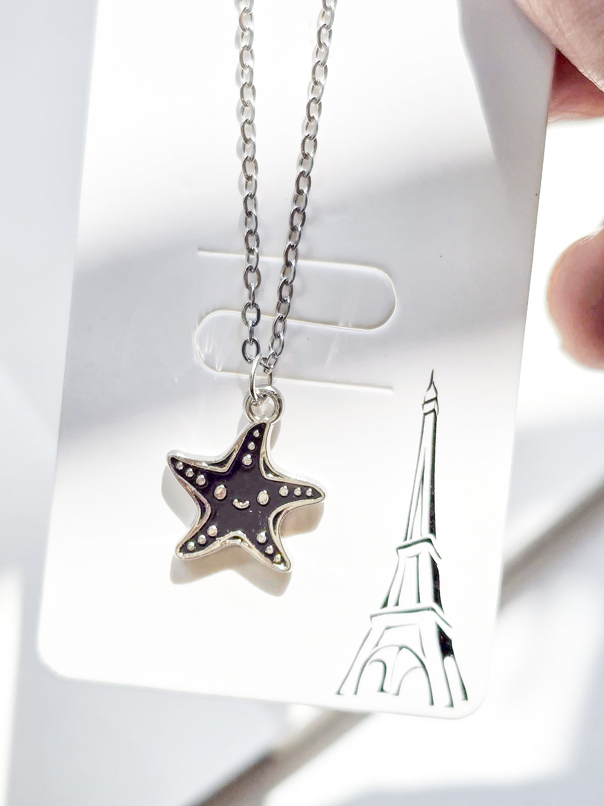 YJ-P4135 | Star Pendant Necklace Silver |