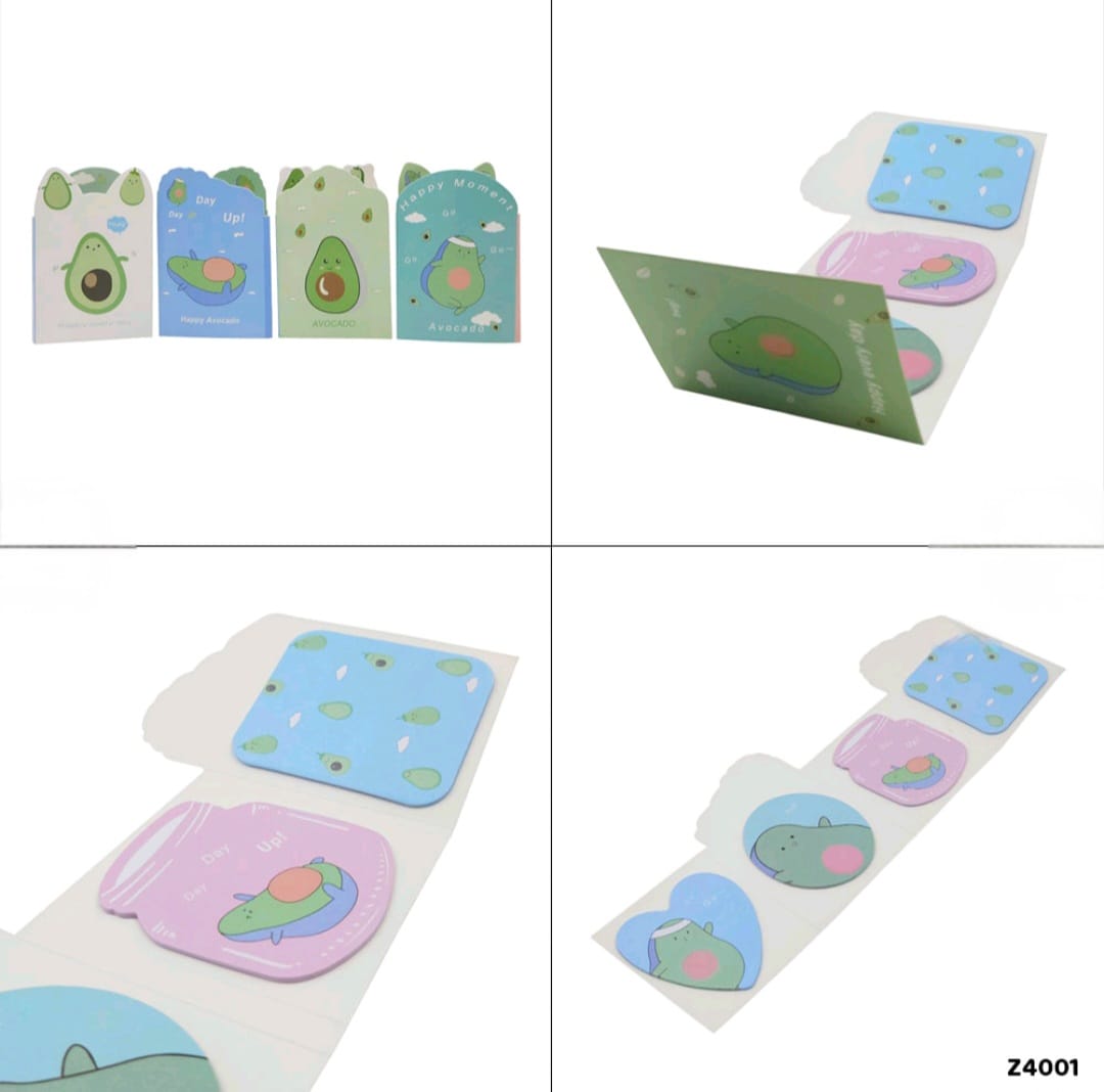 Z4-001 Avocado theme Sticky note| 13*8mm