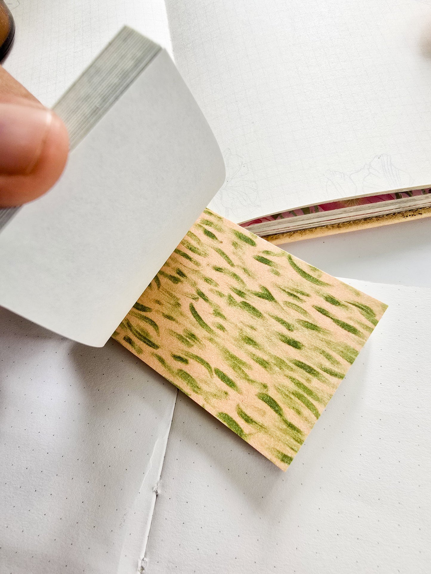 SYZM-601 | Vintage Journal Scrapbook Papers pad | 30 Designs | 30x2 Sheets | 80x50 mm
