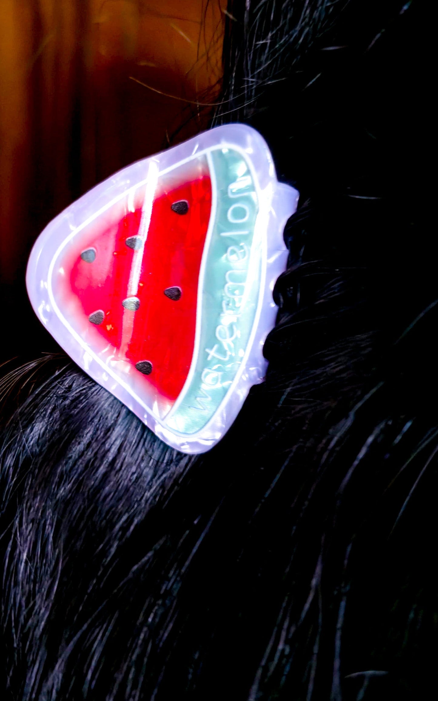 Hair Clip For Women & Girls Strong Grip Claw Clip | Cute Watermelon Fruit  Design |