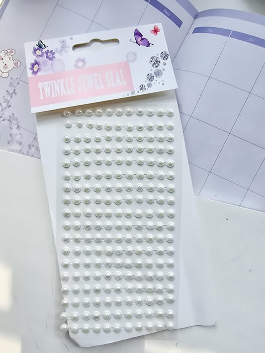 White Pearl Sticker | Two Sheets |