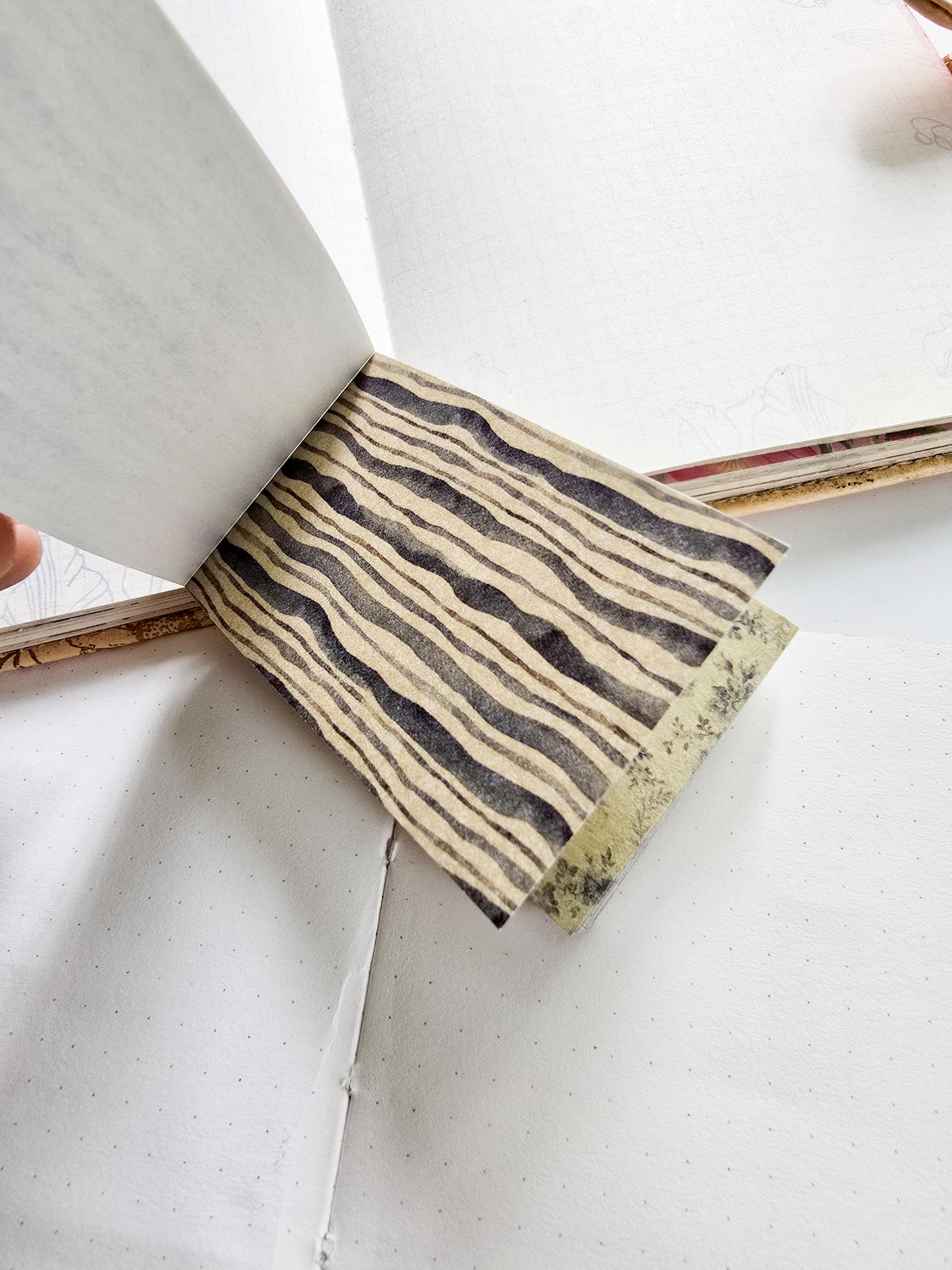 SYZM-604 | Vintage Journal Scrapbook Papers pad | 30 Designs | 30x2 Sheets | 80x50 mm