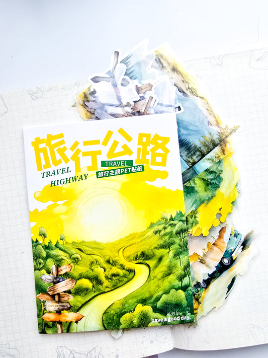 MHDLXGL004 | G2 | Travel Highway Pet Transparent Travel Sticker | 15*2 30 pcs
