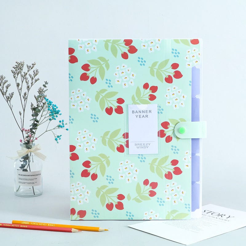 Pastel Color Floral Files 33 x 24 cm