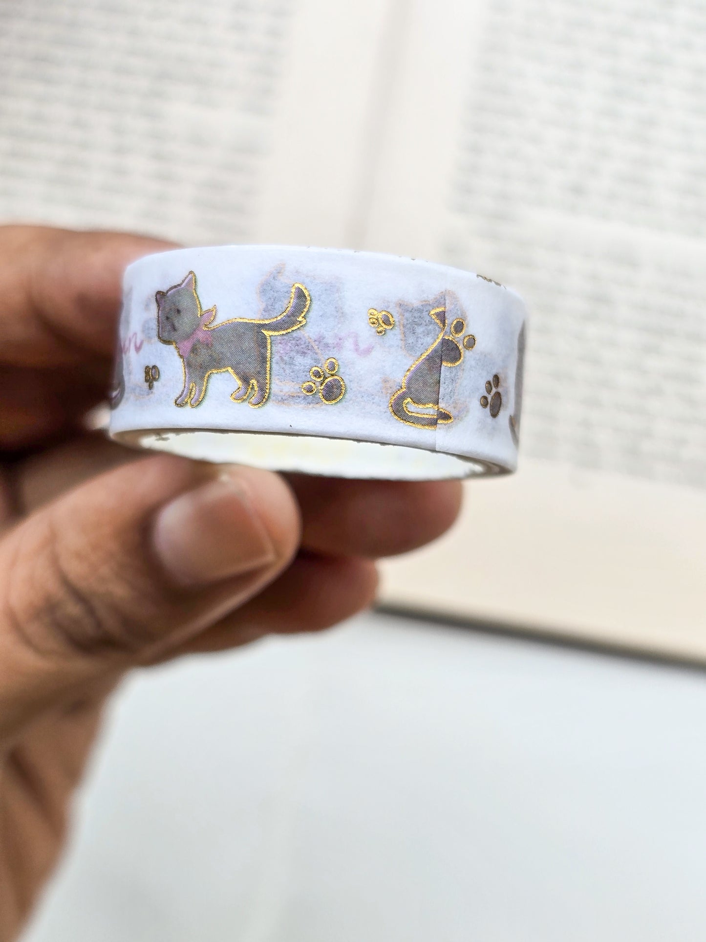 MG7836H | Kawaii Cat Washi Tape 1pcs | 1.50mm