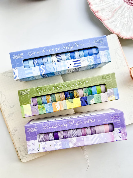 GYTW-6-06 | Vintage Premium Aesthetic Decorative Washi Tape |   20Pcs