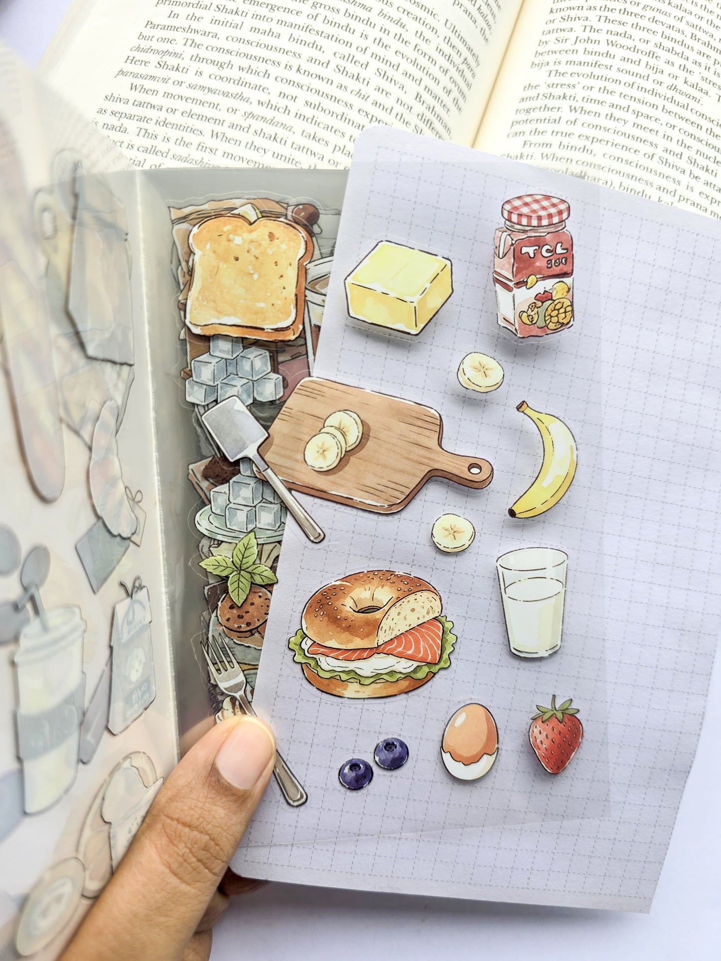 YXFW-401 |  Cozy Bites In Time | PET | Sticker Book Over 200 Stickers | 150* 100mm