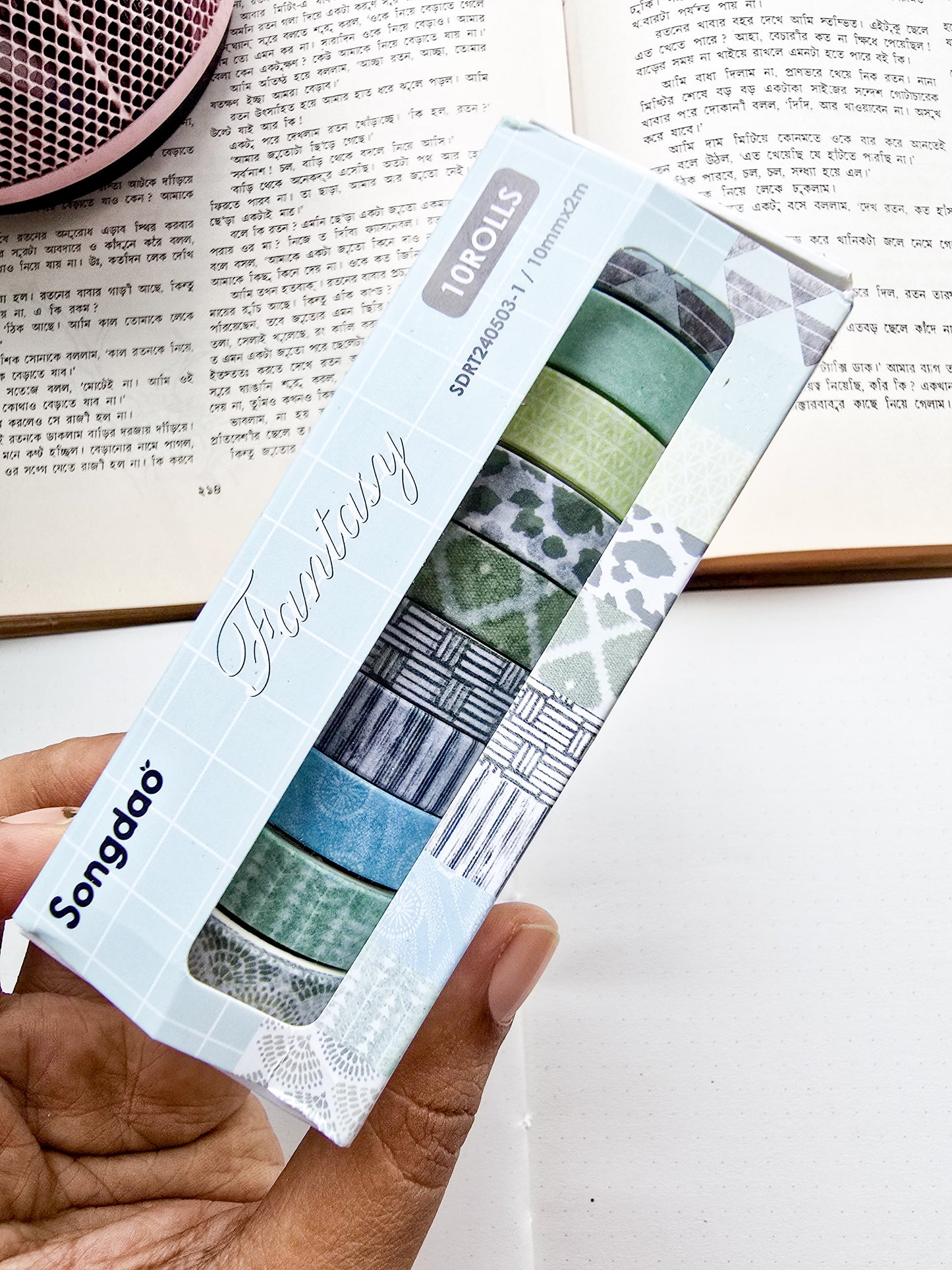 SDRT5036 | Songdao Fantasy Washi Tape Set containing 10 Rolls Of Decorative Masking Tape| 10mm×2mm×10