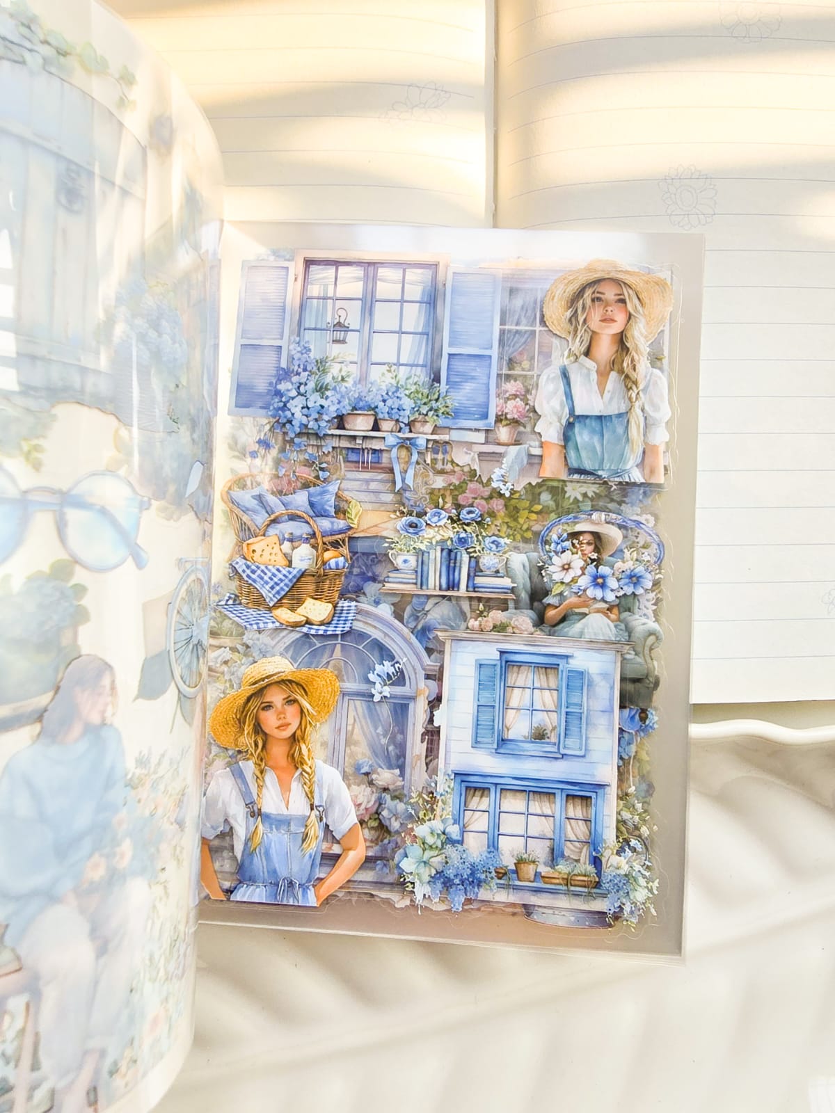 DSB-5392|G-6| Tha Starlit Gateway Vintage Sticker Book | 20sheets| (Copy)